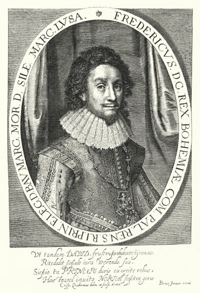 Frederico I, Rei da Boémia, o Rei do Inverno (gravura) de German School