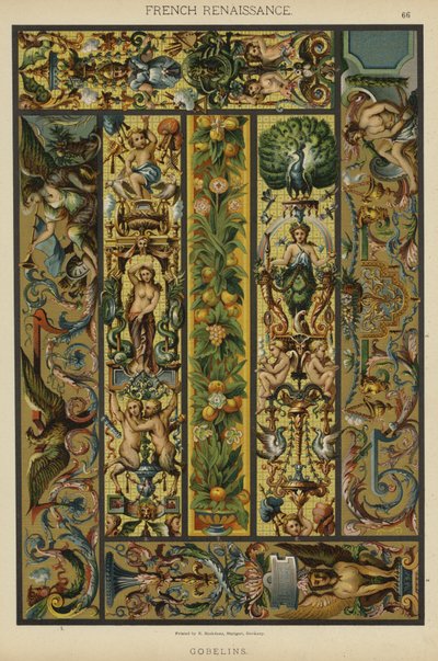 Renascença Francesa, Gobelins (cor litho) de German School