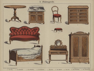 Móveis (cor litho) de German School