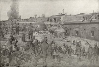 General Field Marshall von Mackensen visitando Augenfort de Przemysl de German School