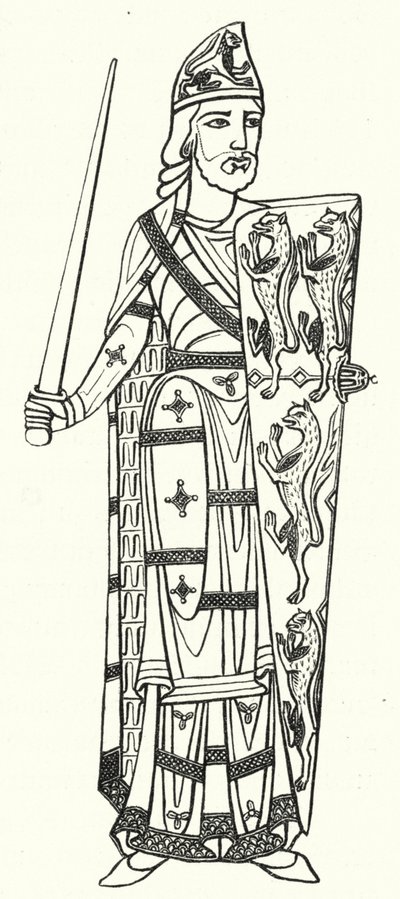 Geoffrey Plantagenet, Conde de Anjou (gravura) de German School