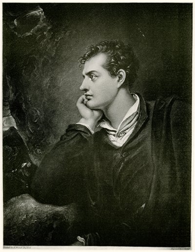 George Noel Gordon Lord Byron, 1884-90 (fototipo) de German School