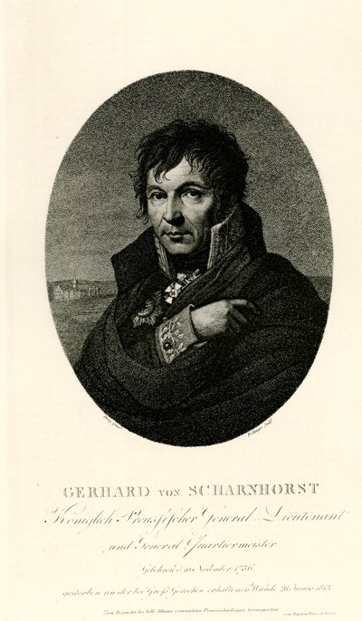 Gerhard Johann David von Scharnhorst, 1884-90 de German School