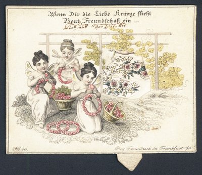 Cartão de cumprimentos alemão de German School