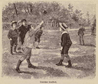 Bola de corrida alemã (gravura) de German School