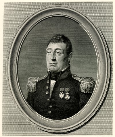 Gilbert du Motier, Marquês de Lafayette, 1884-90 (fototipo) de German School