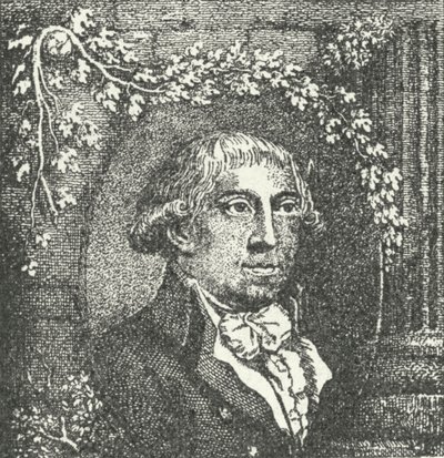 Gottfried August Burger, poeta alemão (gravura) de German School