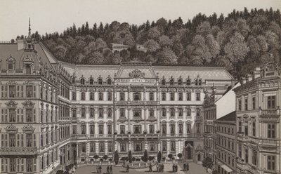 Grand Hotel Pupp (litho) de German School