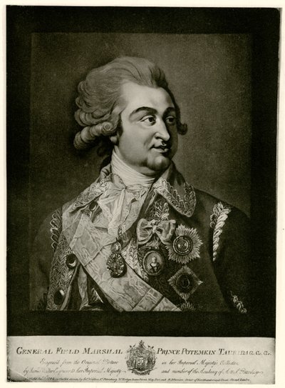 Gregor Alexandrovich Príncipe Potemkin de German School