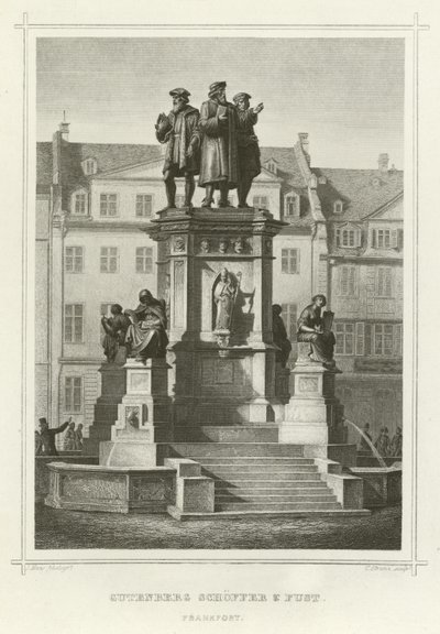 Gutenberg Schoffer e Fust, Frankfort de German School