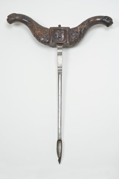 Trado manipulado, c.1600 (pera e aço) (ver também 701075-6) de German School