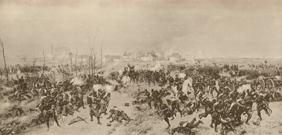 Tropas hanseáticas em Loigny, Guerra Franco-Prussiana, dezembro de 1870 de German School