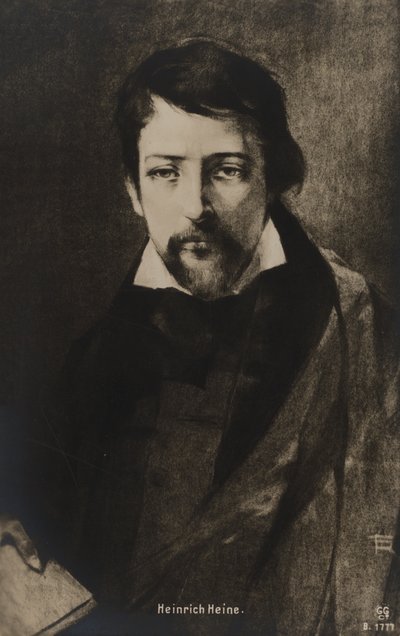 Heinrich Heine (litho) de German School