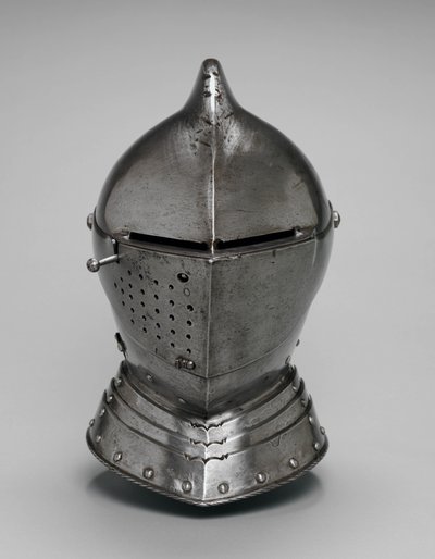 Capacete, c.1560-80 (aço) de German School