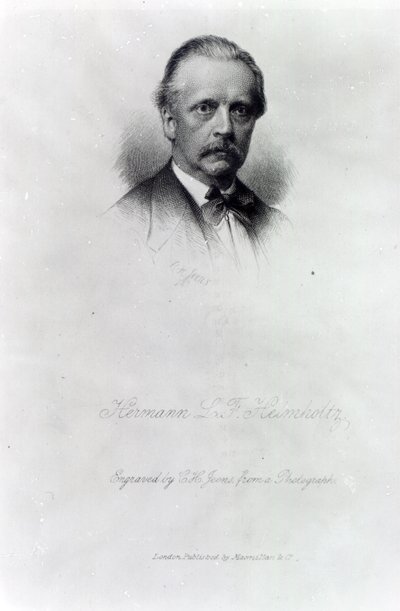 Hermann von Helmholtz, gravado por CH Jeens de German School