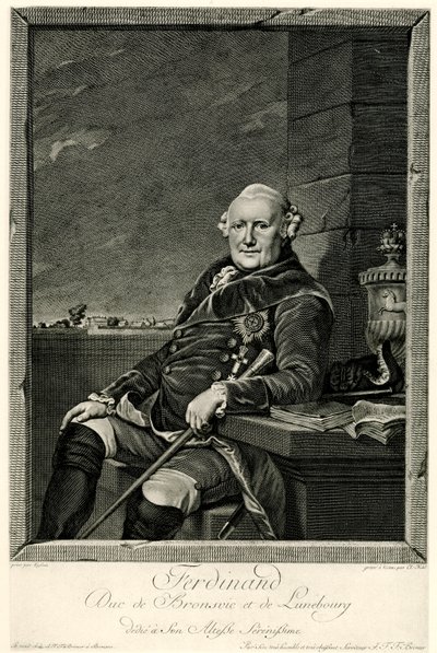 Duque Ferdinand de Brunswick de German School
