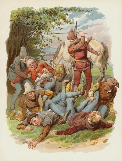 Ilustração para Till Eulenspiegel de German School