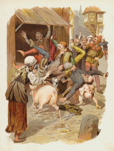 Ilustração para Till Eulenspiegel de German School