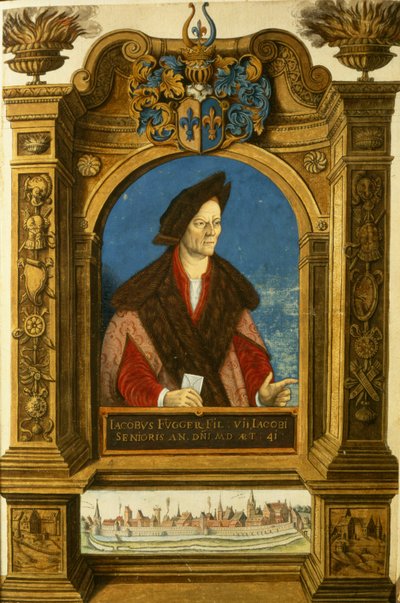 Jakob Fugger, do livro de honra Geheim do sexo Fuggerschen de German School