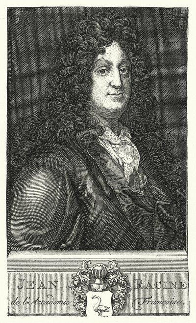 Jean Racine, dramaturgo francês (gravura) de German School
