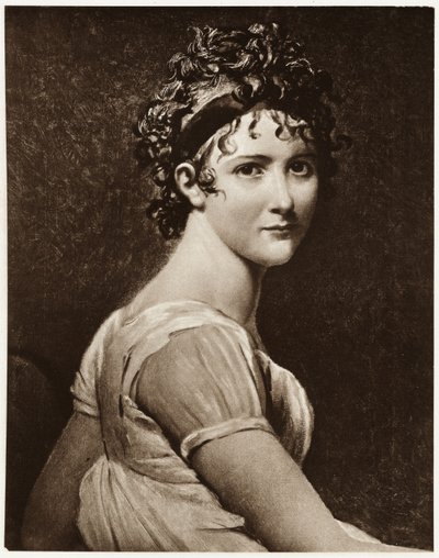 Jeanne Françoise Adelaide Recamier, 1884-90 (fototipo) de German School