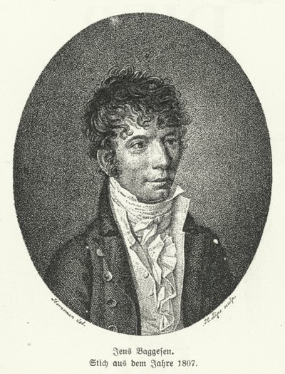 Jens Baggesen, poeta e escritor de BD dinamarquês de German School