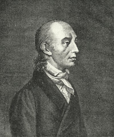 Johann Heinrich Voss, classicista e poeta alemão (gravura) de German School
