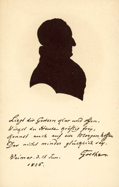 Johann Wolfgang von Goethe (litho) de German School
