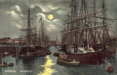 Jonashafen, Hamburgo (cor litho) de German School
