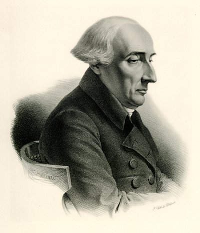 Joseph Louis Lagrange, 1884-90 (fototipo) de German School