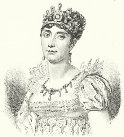 Josefina de Beauharnais, primeira esposa de Napoleão I (gravura) de German School