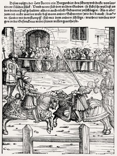 Jousting de German School