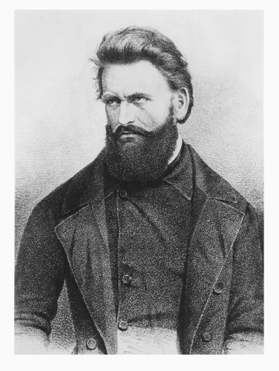 Julius Froebel (litho) de German School