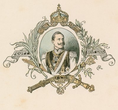 Kaiser Wilhelm II, imperador alemão e rei da Prússia (1859-1941) de German School