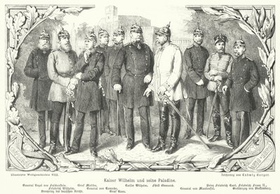 Kaiser Wilhem I e seus paladinos de German School