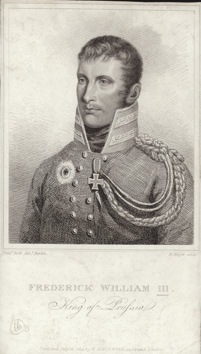 Rei Frederico Guilherme III da Prússia de German School