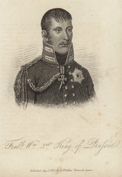 Rei Frederico Guilherme III da Prússia de German School