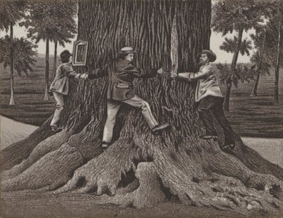 Korner oak para Dallwitz (litho) de German School