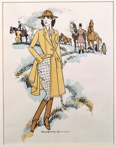 Roupa equestre de senhora de German School