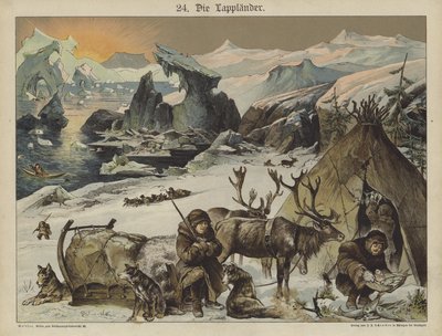 Lapónia (cor litho) de German School