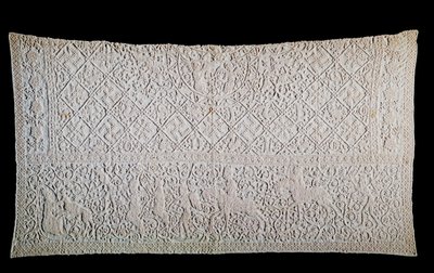 Capa de púlpito (bordado de linho em linho tecido simples) de German School