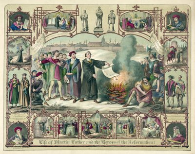 Vida de Martinho Lutero e Heróis da Reforma!, pub. 1874. de German School