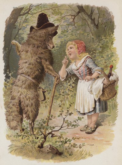 Capuchinho Vermelho (chromolitho) de German School