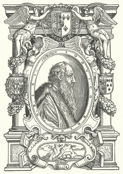 Ludovico Dolce, autor italiano, teórico da pintura e humanista (gravura) de German School