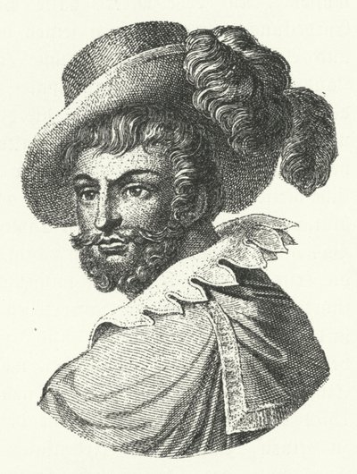 Luis de Camoes, poeta português (gravura) de German School