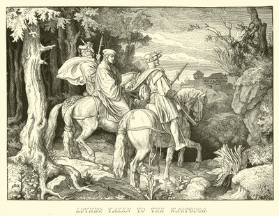 Lutero levado para o Wartburg de German School