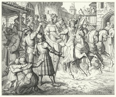 Recepção de Martin Luthers em Worms, 1521 de German School