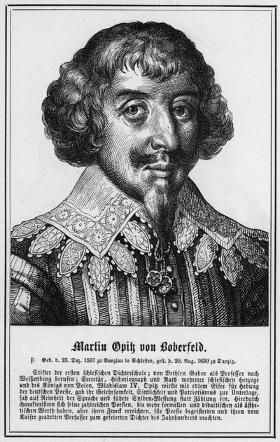Martin Opik von Boberfeld (gravura) de German School
