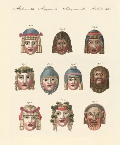 Máscaras dos antigos de German School