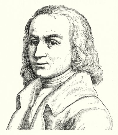 Matthias Claudius, poeta e jornalista alemão (gravura) de German School